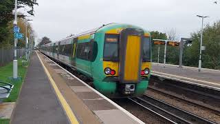 Southern Class 377 414 Electrostar Departing From Barnham The 2nd of November 2024 [upl. by Ashjian584]