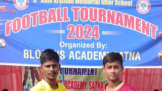 BLOOMS ACADEMY FOOTBALL TURNAMENT 3 QT FINAL Birla vs Crise Jyoti [upl. by Mikahs]