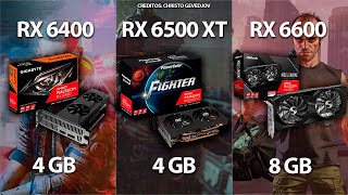 RX 6400 vs RX 6500 XT vs RX 6600 [upl. by Berry]