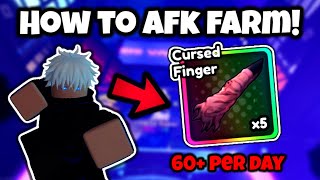 How To Afk FarmMacro CURSED FINGERS In Anime Vanguards [upl. by Standford]