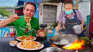 Thai Street Food  THAI DRUNKEN NOODLES  5 MustEat Fried Noodles in Bangkok 🇹🇭 [upl. by Gustave]