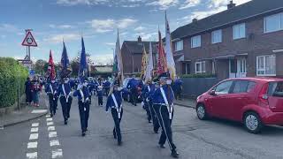 Craigavon Protestant Boys feeder parade  theirs own parade [upl. by Aihsekal]