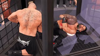 ELIMINATION CHAMBER MATCH BROCK VS ROMAN VS CENA VS GOLDBERG VS ORTON VS TAKER [upl. by Jezreel992]