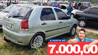 Feira De Carros Usados Em Caruaru PE  CARROS POPULARES BARATO [upl. by Eleinad36]