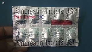 Panlipase UC Tablet  Pancreatin Tablet  Panlipase UC Tablet Uses Side effects benefits Dosage [upl. by Haggerty72]