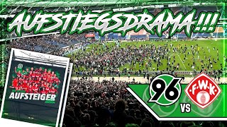 Vlog Hannover 96 II  Würzburger Kickers  Hannover ringt Würzburg nieder [upl. by Karalee]