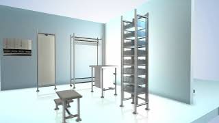 Palbam Class Cleanroom Furniture [upl. by Zephaniah226]