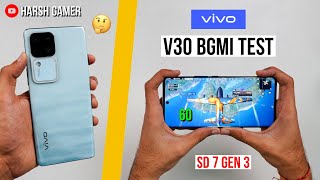 Vivo V30 Pubg Test With FPS Meter Heating and Battery Test 😱 [upl. by Seigel]