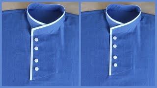 latest kurta neck design 2021  sew a designer kurta  latest designer kurta stitching full video [upl. by Blainey842]