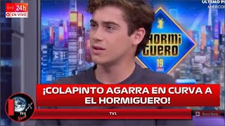 ¡Que vas a saber de F1 Franco Colapinto agarra en curva a Pablo Motos de El Hormiguero [upl. by Keyek54]