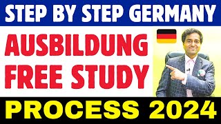 Step by Step Germany Ausbildung FREE Study Process 2024  Free Vocational Training in Germany [upl. by Lamdin906]