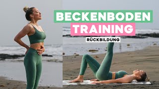 20 MIN Starker Beckenboden Workout 💪 Rückbildung Übungen nach Geburt 🤱  Postnatal Pelvic Floor [upl. by Deyas371]