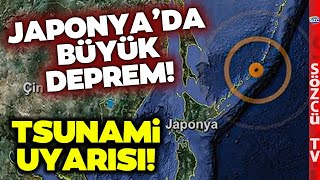 SON DAKİKA Japonyada 74 Büyüklüğünde Deprem Tsunami Uyarısı Verildi [upl. by Matthaus]