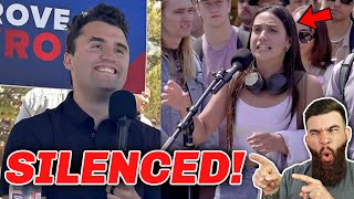 Charlie Kirk DISMANTLES Brainwashed College Student Then She INSULTS Audience [upl. by Peti724]