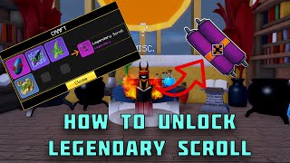 How to Unlock New LEGENDARY SCROLL  Blox Fruits [upl. by Atteuqahs771]