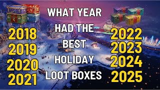 World of Tanks  Ranking Holiday Ops Loot Boxes Which Year Was Best [upl. by Kella]