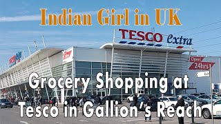 Grocery Shopping at Tesco Gallions Reach  London Vlogs [upl. by Waers]