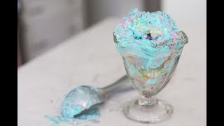 MERMAID COCONUT BANANA ICE CREAM  KETO COCONUT ICE CREAM [upl. by Asiral]