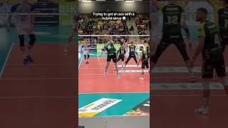 Hybrid Serve to ace 🏐 volleyball [upl. by Ayal]