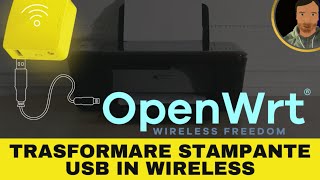 Configurare OpenWRT trasformando una stampate USB in wireless GLMT300N [upl. by Centonze]