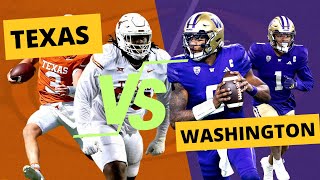 Playoff Predictions Washington vs Texas Showdown 2024 Expert Insights [upl. by Egan]