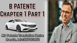 B Patente Driving Licence Chapter 1 Part 1 [upl. by Yatnod]