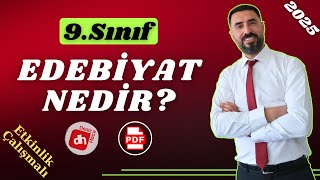 EDEBİYAT NEDİR 2025 Etkinlik Çalışması  9Sınıf Sözün İnceliği Teması  Deniz Hoca PDF📝 [upl. by Yevi]