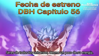 Fecha de Estreno  Dragon Ball Héroes Capítulos 56 oficial [upl. by Danya]