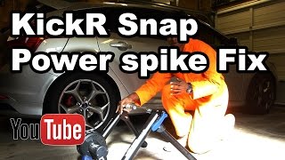 Wahoo KickR Snap Turbo Trainer Power spike fix [upl. by Aihsekat]