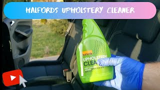 Halfords Upholstery Cleaner test [upl. by Pinelli847]