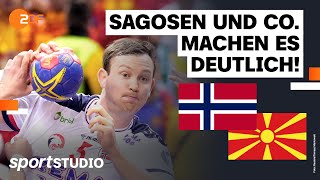 Norwegen – Nordmazedonien Highlights  HandballWM 2023  sportstudio [upl. by Zetroc]