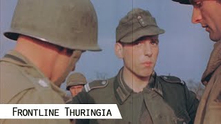 At the Frontline in Thuringia Germany  US Army Raw Footage shot in March amp April 1945 [upl. by Lemra]