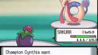 FinalePokemon Diamond Walkthrough Episode  43 Champion Cynthia Part 12 [upl. by Engel187]