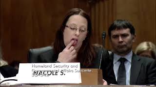 Nacole S testifies before Senate about Backpage [upl. by Griseldis]