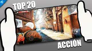 TOP 20 JUEGOS PARA ANDROID amp iOS DE ACCIÓN  ¡YES DROID [upl. by Ballard]