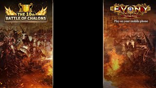 Evony the king returns  Chalons 1st round  420 Jaat Gaming [upl. by Astrahan]