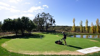 Mowing at 65mm 025quot  The Green is Filling In [upl. by Ballard]