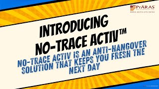 NoTrace Activ™ An AntiHangover Beverage Shot [upl. by Yspyg]