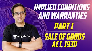 Implied Conditions and Warranties  Part 1  Sale of Goods Act 1930 [upl. by Dolora]