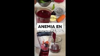 Toma este JUGO de BETABEL para tu ANEMIA en la enfermedad renal 🍷🥕🍎 dialisis anemia [upl. by Ydal]