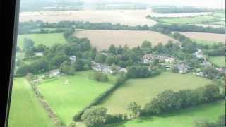 Lower Upham Airfield  Approach amp Landing [upl. by Lindo]