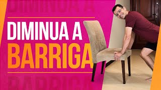 ⭐ TREINO para BARRIGA na Cadeira  Emagrecer em Casa  Aurélio Alfieri [upl. by Nanete]