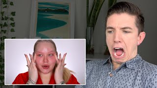 Specialist Reacts to NikkieTutorials Skin Care Routine [upl. by Ayekahs]