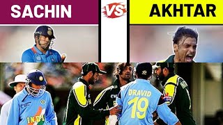 Shoaib Vs Sachin and Dravid legendary battle 🔥 [upl. by Yetsirhc]