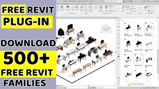 Download 500 High Quality Revit Families For Free  Revit Families amp BIM Content [upl. by Bovill837]