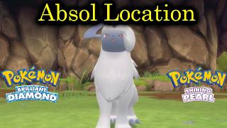 Pokemon Brilliant Diamond and Shining Pearl  Where to Find Absol [upl. by Atsyrc]