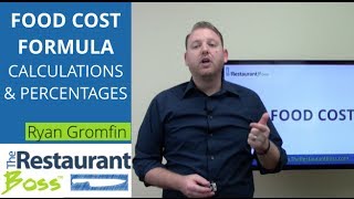 Food Costs Formula How to Calculate Restaurant Food Cost Percentage [upl. by Leor]