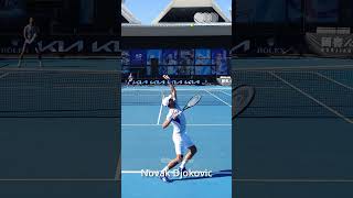 Novak Djokovic Serve  Slow Motion shorts [upl. by Notnelc]