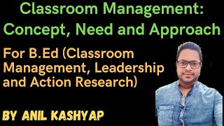 Classroom Management for BEd Classroom Management Leadership and Action Research [upl. by Brittain260]