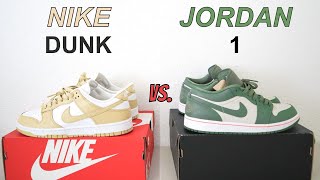 Which Is Better Nike Dunk vs Jordan 1 Low Comparison [upl. by Maddock309]